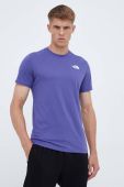 Бавовняна футболка The North Face колір фіолетовий однотонний (3548309) Бавовняна футболка The North Face колір фіолетовий однотонний (3548309)
