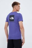 Бавовняна футболка The North Face колір фіолетовий однотонний (3548309) Бавовняна футболка The North Face колір фіолетовий однотонний (3548309)