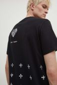 Бавовняна футболка KSUBI колір чорний з принтом (3584530) Бавовняна футболка KSUBI колір чорний з принтом (3584530)