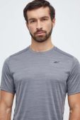 Тренувальна футболка Reebok Motionfresh Athlete колір сірий меланж