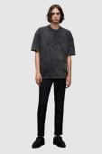 Футболка AllSaints MD025Z ROCA SS CREW чоловіча колір чорний однотонна