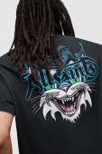 Футболка AllSaints MG043Z TOMKAT SS CREW чоловіча колір чорний з принтом Футболка AllSaints MG043Z TOMKAT SS CREW чоловіча колір чорний з принтом