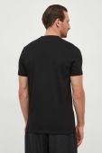 Бавовняна футболка Karl Lagerfeld чоловічий колір чорний з аплікацією (3642781) Бавовняна футболка Karl Lagerfeld чоловічий колір чорний з аплікацією (3642781)