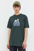 Бавовняна футболка Vans чоловічий колір зелений з принтом (3687198) Бавовняна футболка Vans чоловічий колір зелений з принтом (3687198)