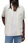 Сорочка AllSaints Bow чоловічі колір бежевий relaxed Сорочка AllSaints Bow чоловічі колір бежевий relaxed