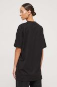 Бавовняна футболка On Vacation колір чорний з аплікацією (3587816) Бавовняна футболка On Vacation колір чорний з аплікацією (3587816)