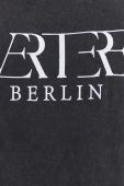 Бавовняна футболка Vertere Berlin колір чорний меланж Бавовняна футболка Vertere Berlin колір чорний меланж