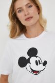 Бавовняна футболка United Colors of Benetton DISNEY колір білий з принтом