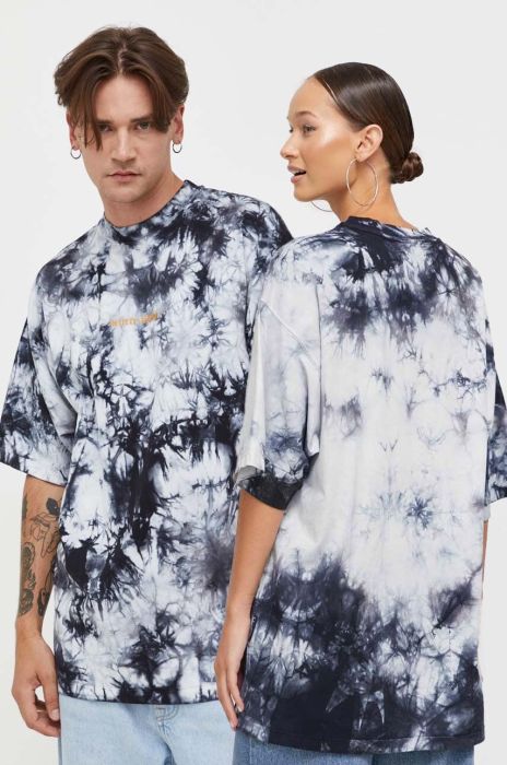 Бавовняна футболка Vertere Berlin візерунок колір блакитний Бавовняна футболка Vertere Berlin візерунок колір блакитний