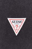 Бавовняна футболка Guess Originals колір чорний однотонний Бавовняна футболка Guess Originals колір чорний однотонний