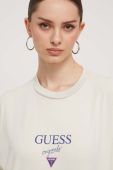 Бавовняна футболка Guess Originals колір бежевий з принтом (3551716) Бавовняна футболка Guess Originals колір бежевий з принтом (3551716)