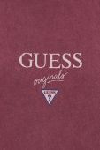 Бавовняна футболка Guess Originals колір фіолетовий з принтом Бавовняна футболка Guess Originals колір фіолетовий з принтом