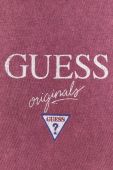 Бавовняна футболка Guess Originals колір фіолетовий з принтом Бавовняна футболка Guess Originals колір фіолетовий з принтом