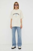 Бавовняна футболка Won Hundred колір бежевий з принтом Бавовняна футболка Won Hundred колір бежевий з принтом
