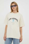 Бавовняна футболка Won Hundred колір бежевий з принтом Бавовняна футболка Won Hundred колір бежевий з принтом