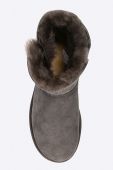 Черевики UGG жіночі колір сірий на плоскому ходу утеплені 1016422.GRY-GRY