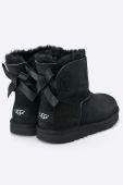 Зимове взуття UGG Mini Bailey Bow Ii колір чорний Зимове взуття UGG Mini Bailey Bow Ii колір чорний
