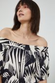 Блузка Medicine жіноча колір чорний візерунок (2367919)
