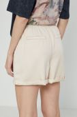 Шорти Medicine жіночі колір бежевий однотонні висока посадка (2349852)