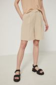 Шорти Medicine жіночі колір бежевий однотонні висока посадка (2204862)