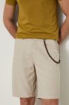 Лляні шорти Medicine чоловічі колір бежевий (2180421)
