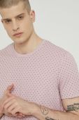 Бавовняна футболка Medicine колір рожевий візерунок
