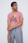 Бавовняна футболка Medicine колір рожевий з принтом (2413962)