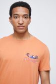 Бавовняна футболка Medicine колір помаранчевий з принтом