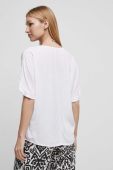 Блузка Medicine жіноча колір білий однотонна (3326688) Блузка Medicine жіноча колір білий однотонна (3326688)