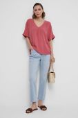 Блузка Medicine жіноча колір рожевий однотонна (3326698)