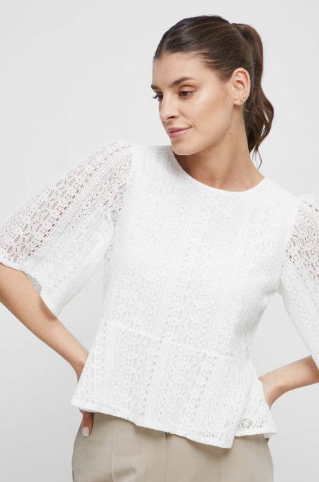 Блузка Medicine жіноча колір бежевий однотонна (3055034)