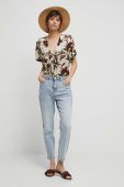 Блузка Medicine жіноча колір бежевий візерунок (3256229) Блузка Medicine жіноча колір бежевий візерунок (3256229)