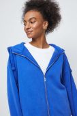 Кофта Medicine жіноча колір фіолетовий з капюшоном однотонна Кофта Medicine жіноча колір фіолетовий з капюшоном однотонна