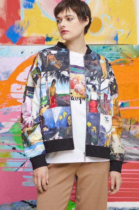 Бавовняна кофта Medicine жіноча  візерунок колір барвистий (2972859) Бавовняна кофта Medicine жіноча  візерунок колір барвистий (2972859)