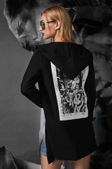 Кофта Medicine жіноча колір чорний з капюшоном з принтом (3319226) Кофта Medicine жіноча колір чорний з капюшоном з принтом (3319226)