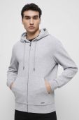 Кофта Medicine чоловіча колір сірий з капюшоном однотонна (3021307) Кофта Medicine чоловіча колір сірий з капюшоном однотонна (3021307)