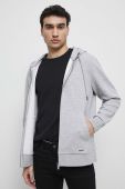 Кофта Medicine чоловіча колір сірий з капюшоном однотонна (3021307) Кофта Medicine чоловіча колір сірий з капюшоном однотонна (3021307)