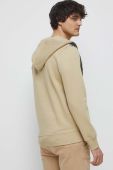 Кофта Medicine чоловіча колір бежевий з капюшоном візерунок Кофта Medicine чоловіча колір бежевий з капюшоном візерунок