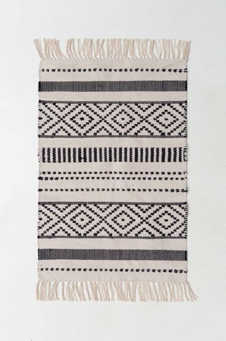 Бавовняний килимок Medicine колір бежевий (3105095)