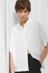 Сорочка Medicine жіноча колір білий relaxed класичний комір (3340356)