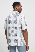 Сорочка Medicine чоловіча колір білий relaxed Сорочка Medicine чоловіча колір білий relaxed