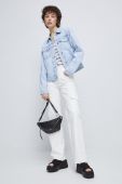 Джинсова куртка Medicine жіноча перехідна колір блакитний (3227326)