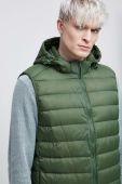 Пуховий жилет Medicine чоловіча колір зелений Пуховий жилет Medicine чоловіча колір зелений