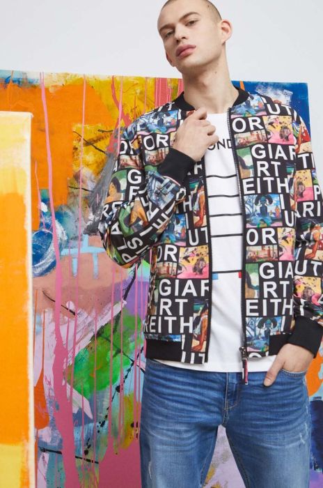 Куртка-бомбер Medicine чоловічий колір чорний перехідна (2981414) Куртка-бомбер Medicine чоловічий колір чорний перехідна (2981414)