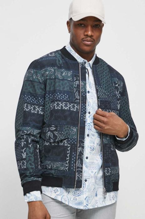 Куртка-бомбер Medicine чоловічий перехідна колір барвистий Куртка-бомбер Medicine чоловічий перехідна колір барвистий