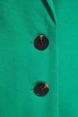 Піджак Medicine жіноча колір зелений однобортний однотонна Піджак Medicine жіноча колір зелений однобортний однотонна