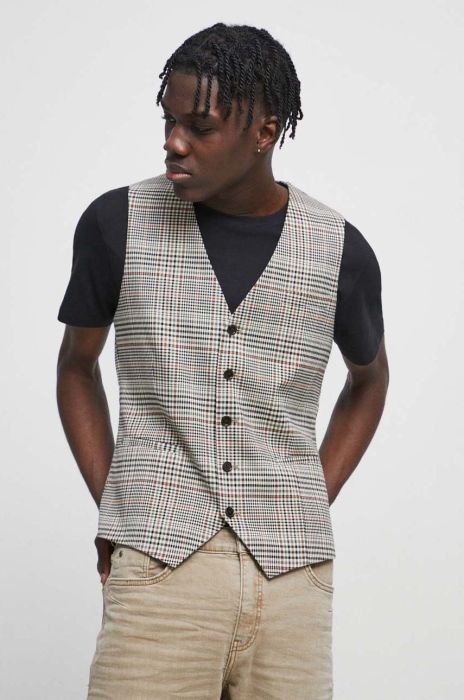 Безрукавка Medicine чоловіча колір бежевий (3048095) Безрукавка Medicine чоловіча колір бежевий (3048095)