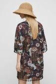 Кімоно Medicine колір чорний візерунок Кімоно Medicine колір чорний візерунок