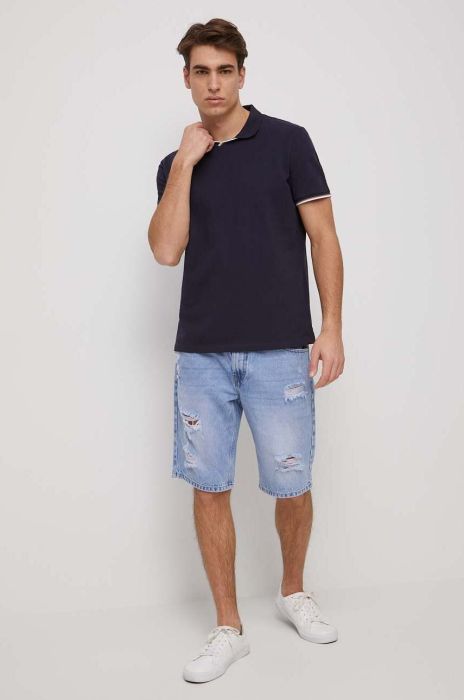 Поло Medicine чоловічі колір синій однотонний (3164476) Поло Medicine чоловічі колір синій однотонний (3164476)