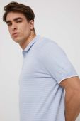 Бавовняне поло Medicine чоловічі візерунок колір блакитний
